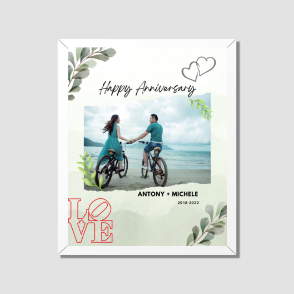 Anniversary Framed Poster: Black 8x10 Frame Poster