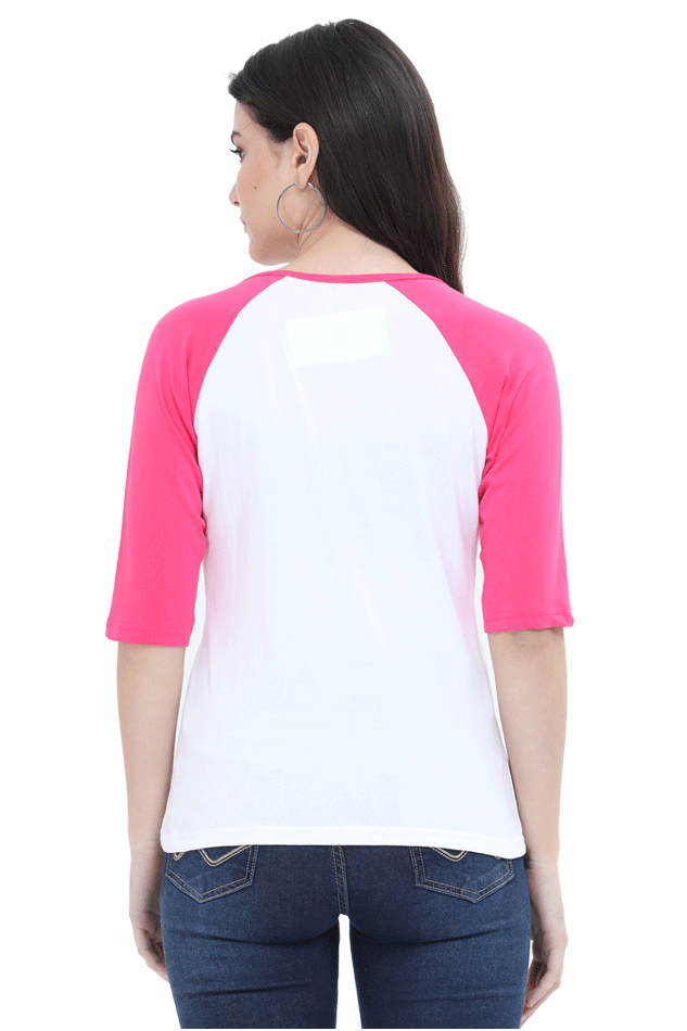 Female Raglan Full Sleeve Black Charcoal Melange