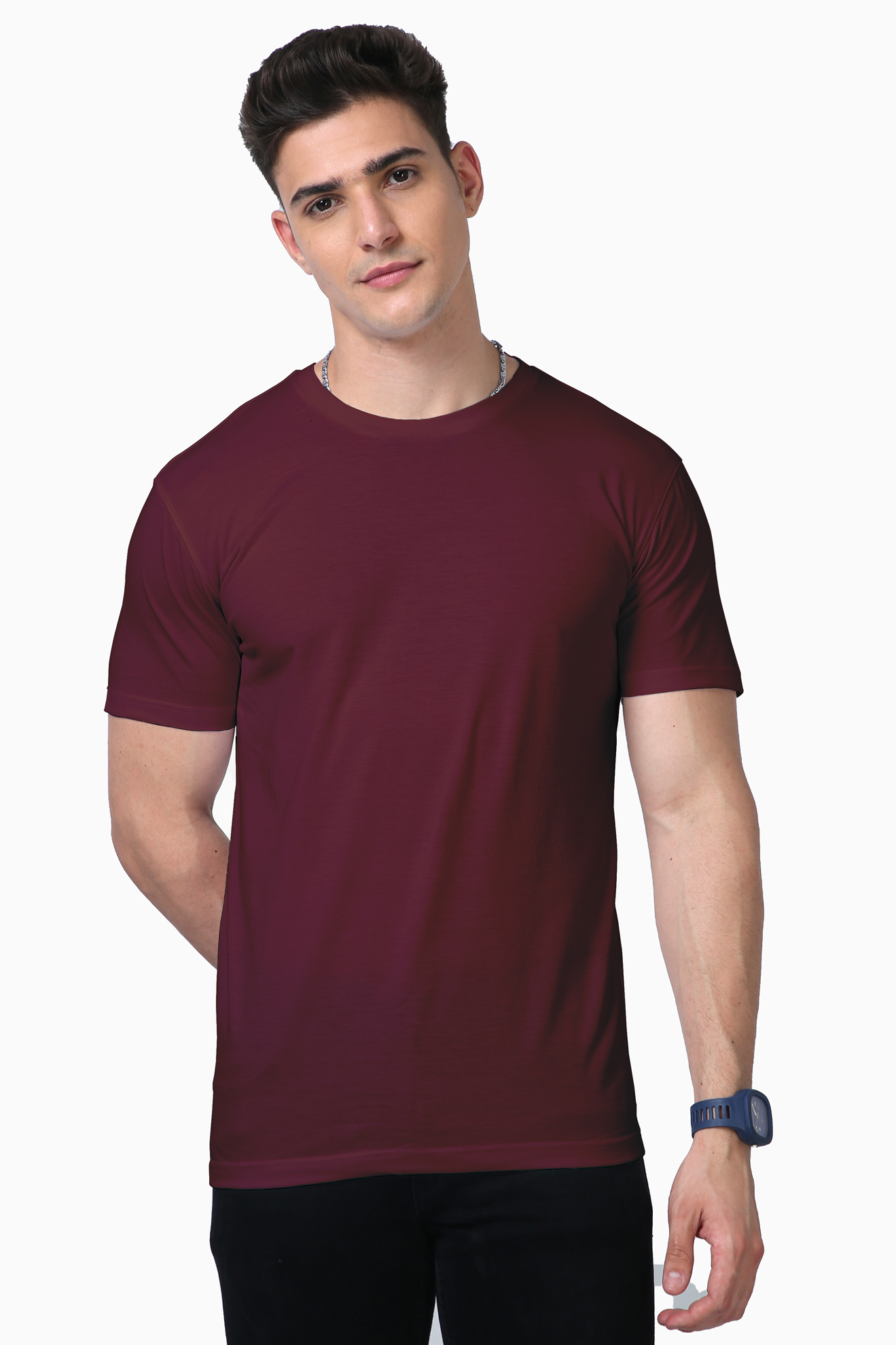 Unisex Supima  Plain T-Shirts