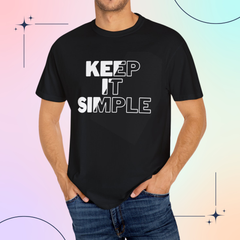 UNISEX SUPIMA T-SHIRT (Black) - Keep It Simple