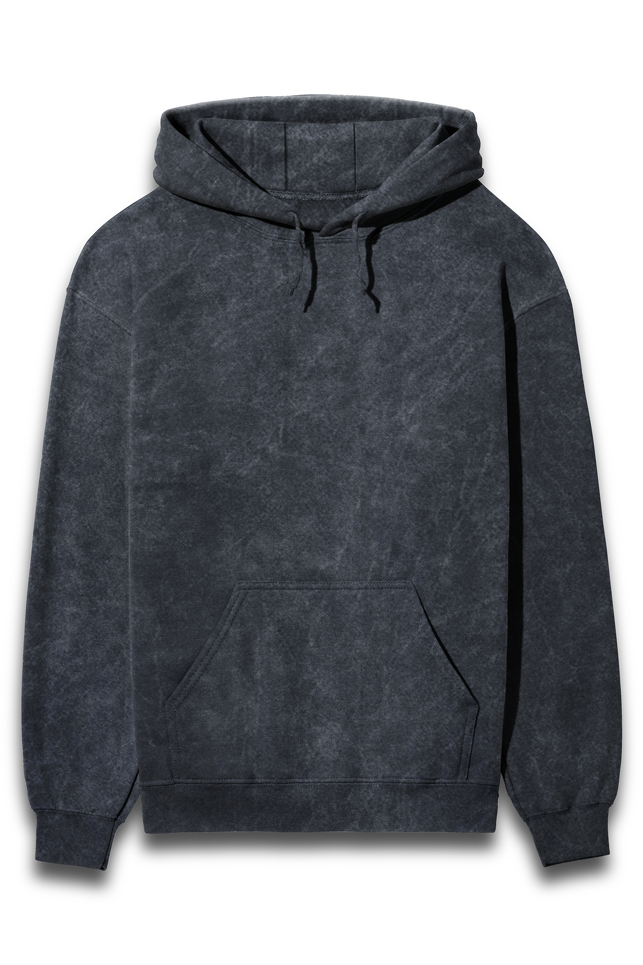 Unisex Acid Wash Hooded Sweatshirt _ PLAIN