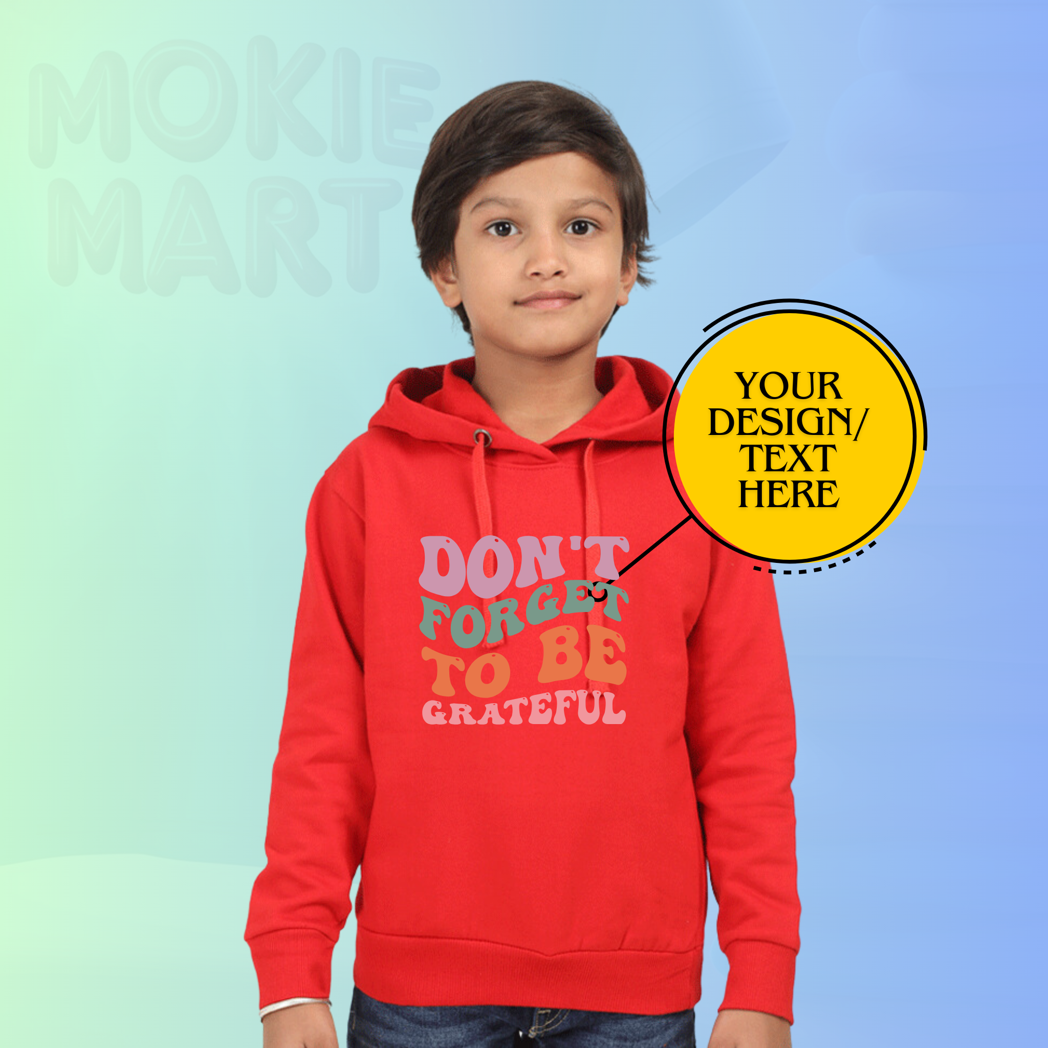 Unisex Kids Hooded SweatShirt